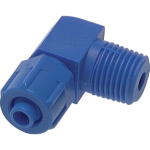 Grotech Winkel-Verschraubung 90&deg; 4/6mm / blau