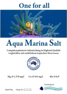 Aqua Marina Salt   -  komputeroptimierte Salzmischung - 20 kg