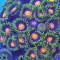 Ultra Zoanthus - K&sup2; Blue Invader - ca 5 Polyps
